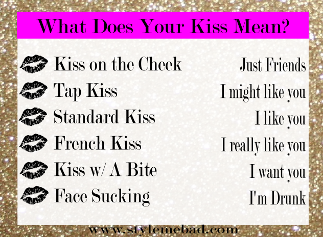 i want a kiss in french